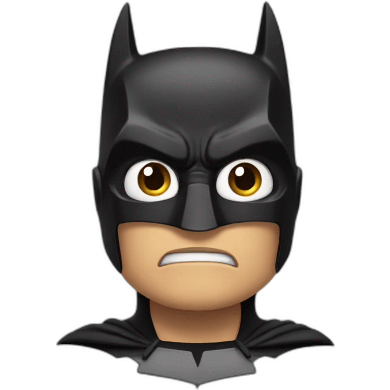 batman looking confused emoji