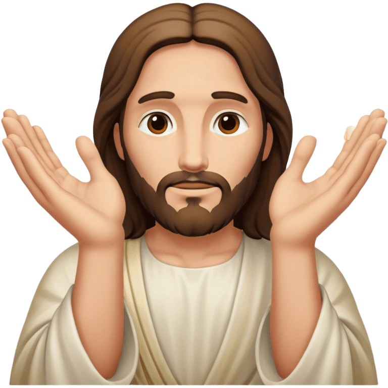 Jesus’s hands  emoji