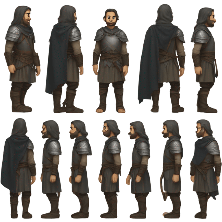 medieval dark rpg walk sideview emoji