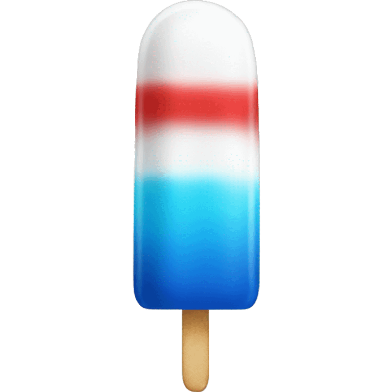 red white blue ice pop emoji