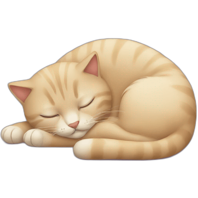 Sleep cat emoji