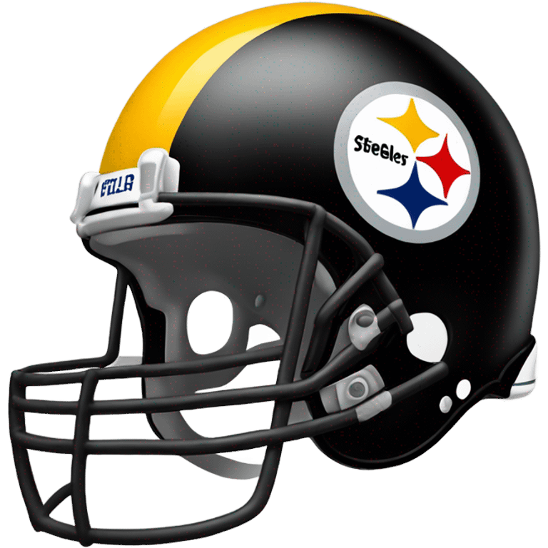 Steelers helmet with logo emoji