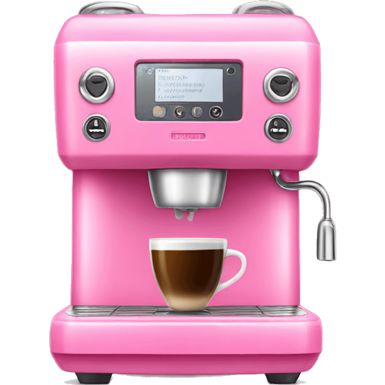 Pink coffee machine  emoji