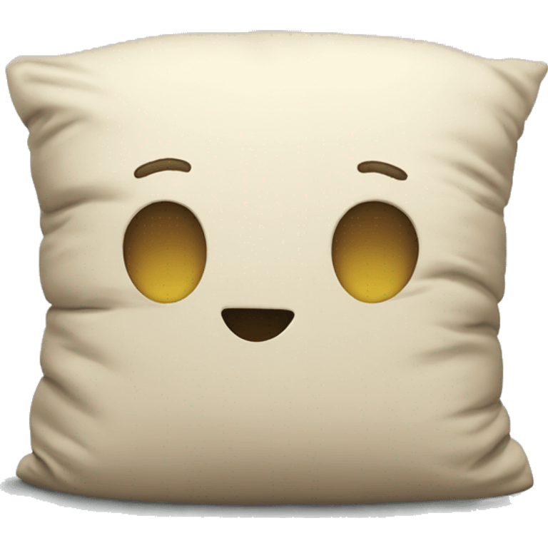 cartoon head buried in pillow emoji