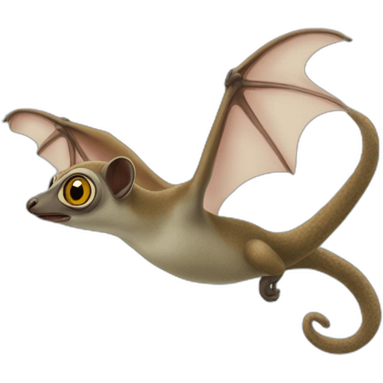 Flying lemur emoji