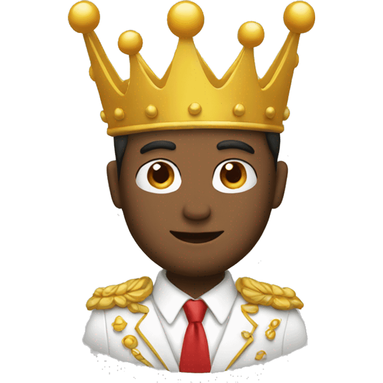 Man suit crown emoji