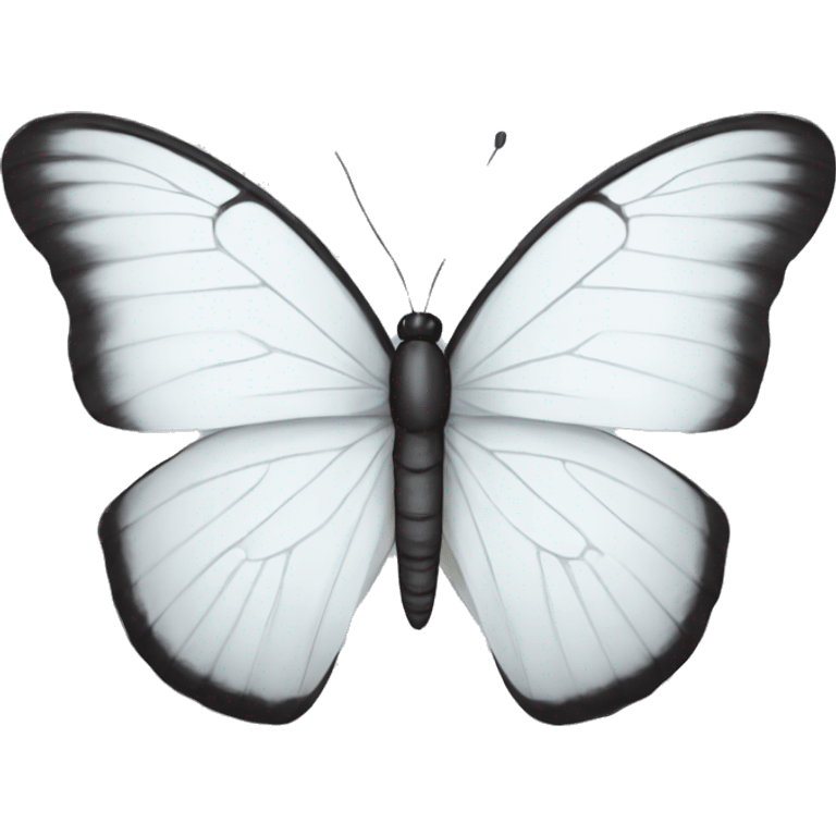 White butterfly  emoji