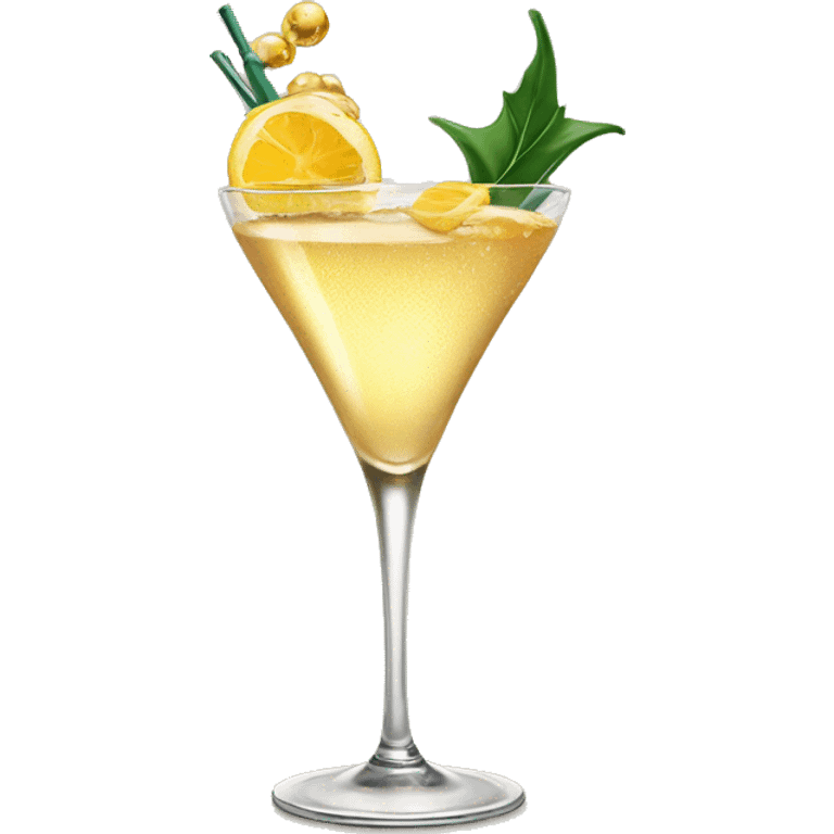 Champagne cocktail emoji