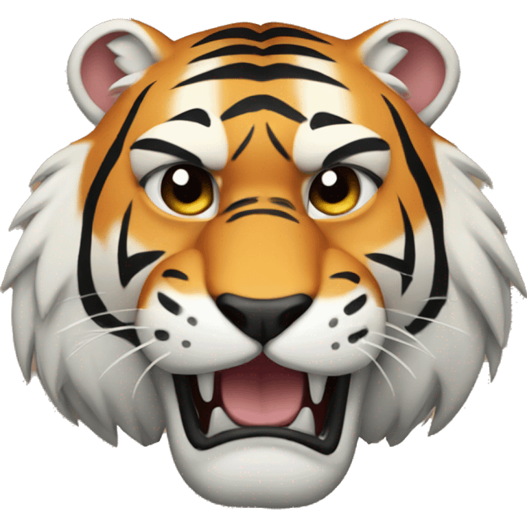 muscular tiger emoji