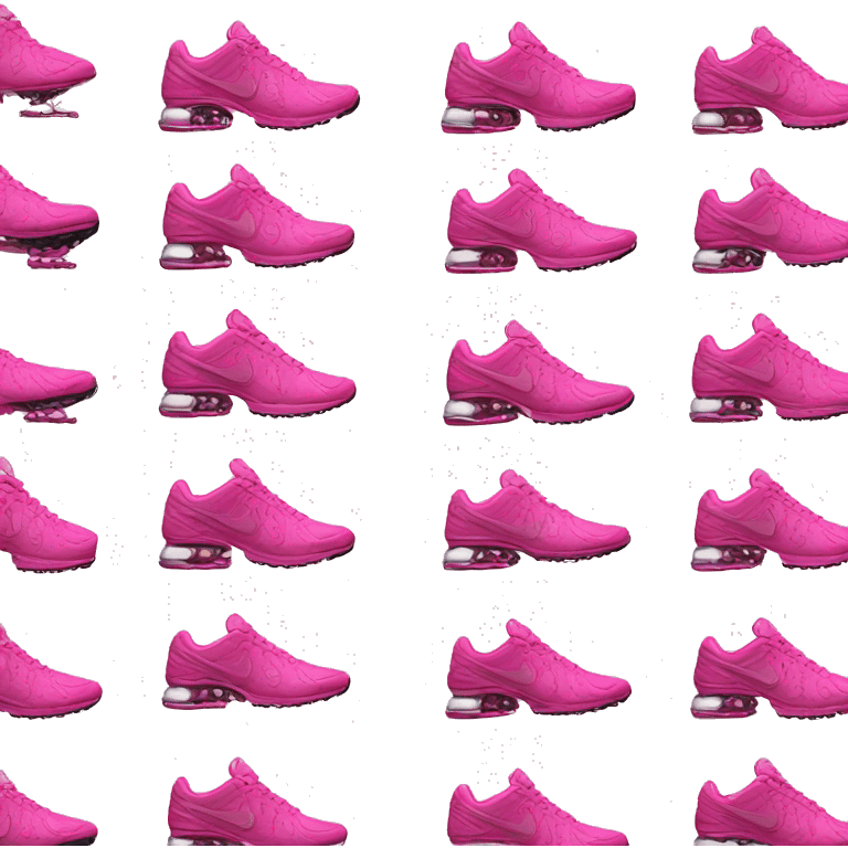 Nike Shox pink emoji