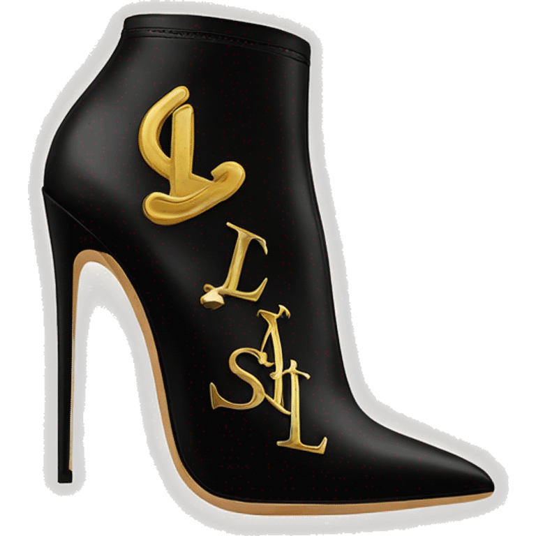 saint laurent heels emoji