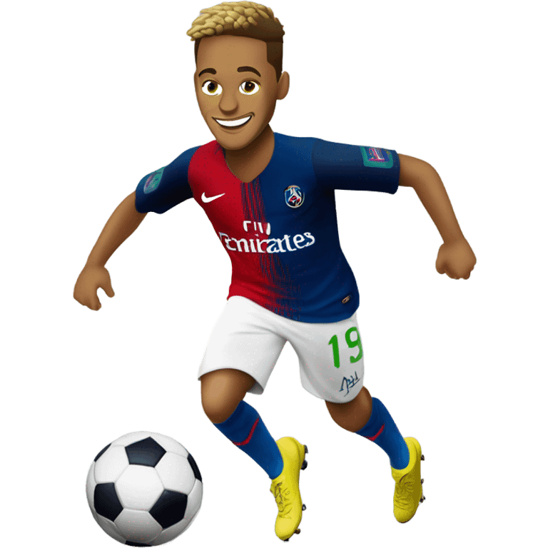 Neymar jr dribbling emoji