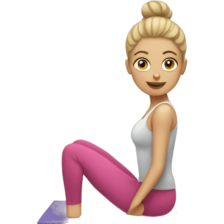 Pilates girl emoji