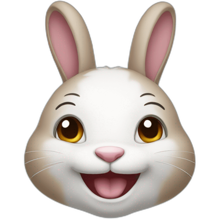 rabbit smiling emoji