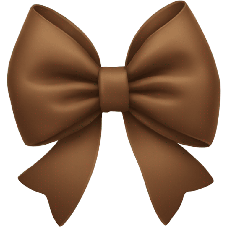 Brown bow emoji