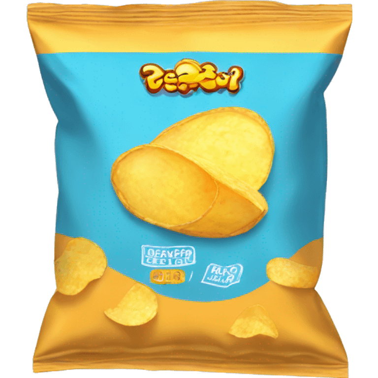 potato chips bag emoji