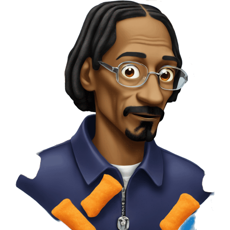 snoop dogg eating cheetos emoji