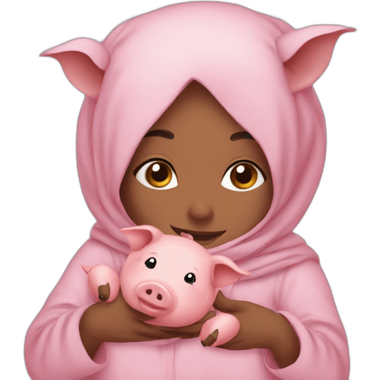 Muslims loving pigs emoji