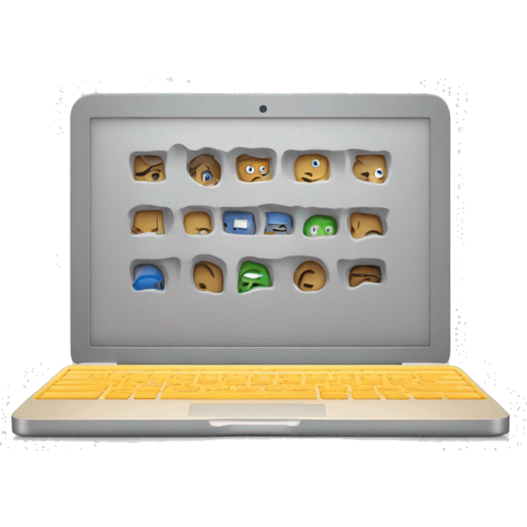 Apple Mac book laptop  emoji