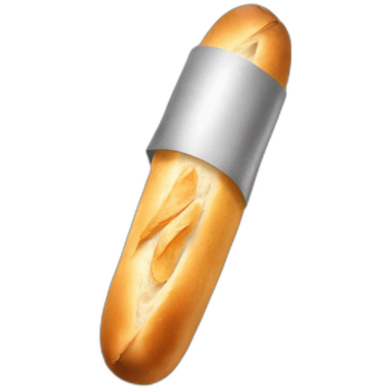 Baguette conduit un kart emoji