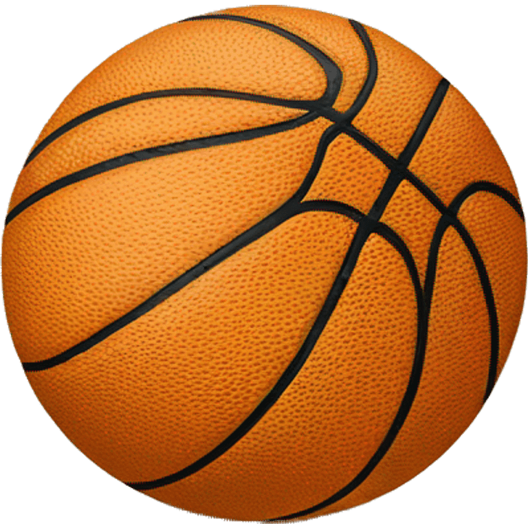 Ballon de basketball dans un panier emoji