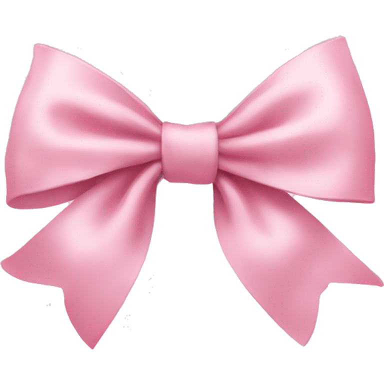 baby pink delicate bow emoji