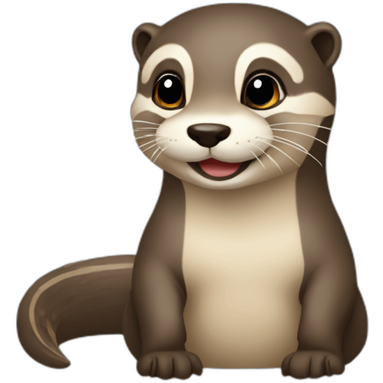 Loutre a roulette emoji