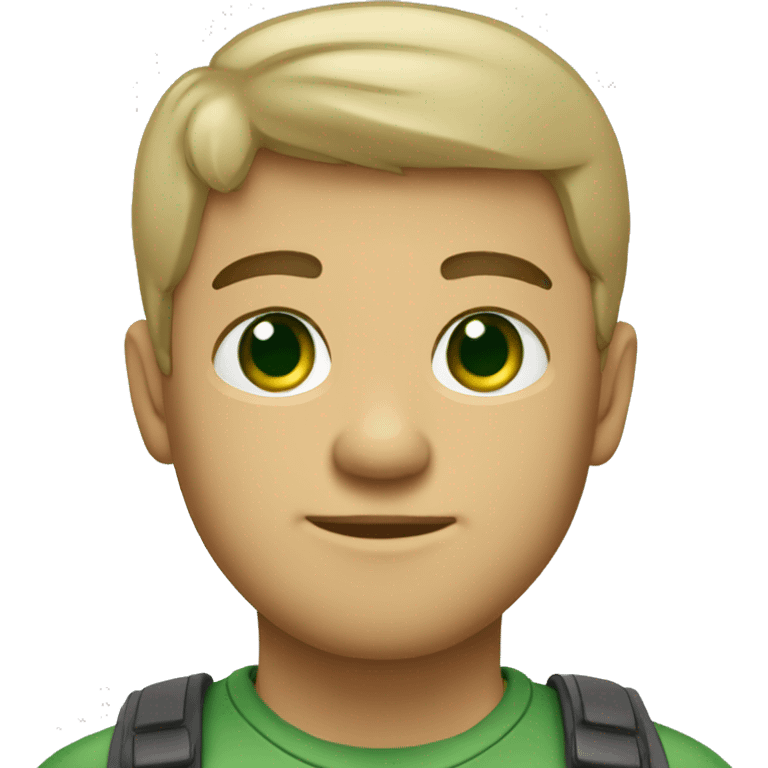 menino loiro olhos verdes emoji