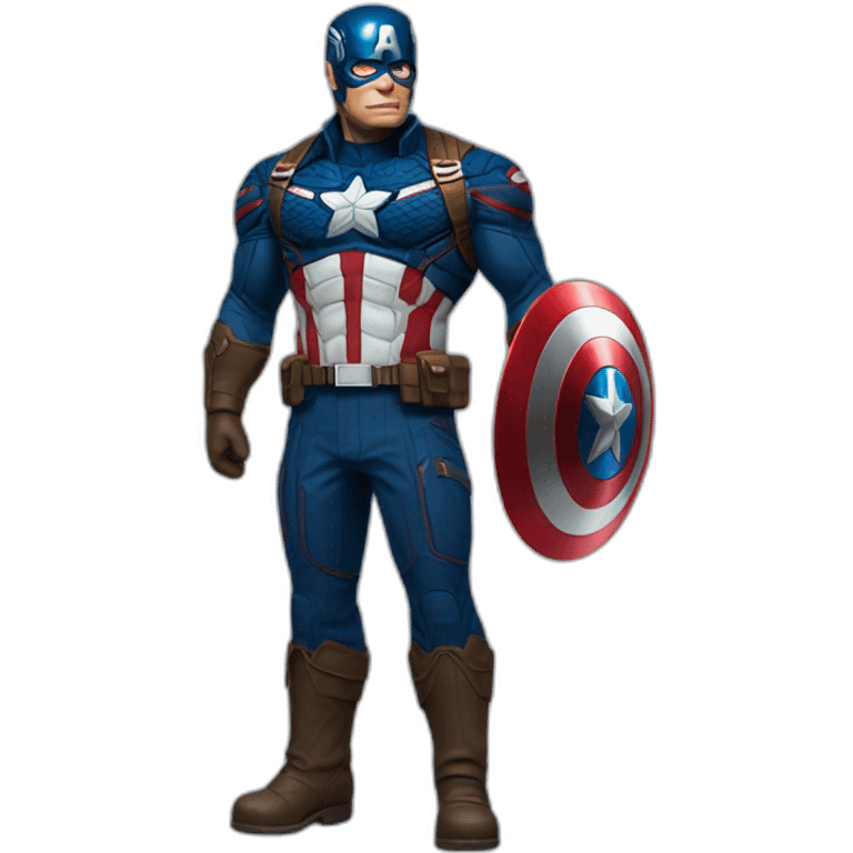 capitan america fullbody emoji