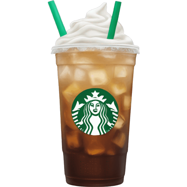 Starbucks iced drink emoji