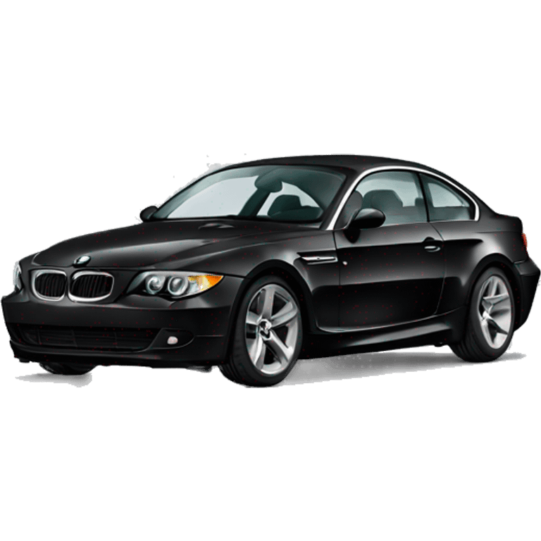 car black bmw e87 emoji