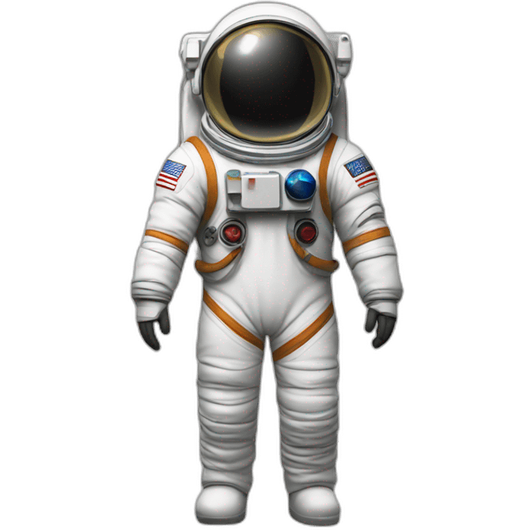 astronaut suit without head just body emoji