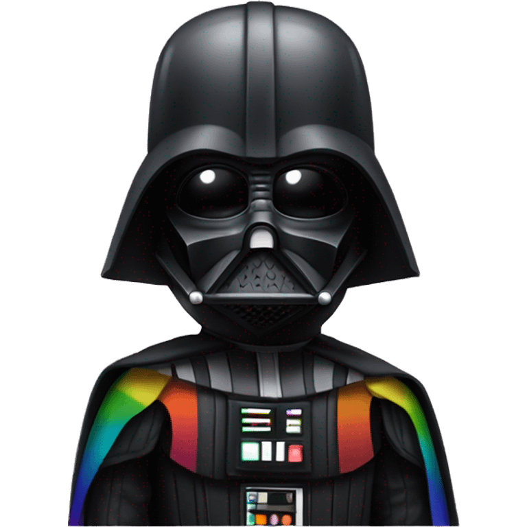 Rainbow Darth Vader  emoji