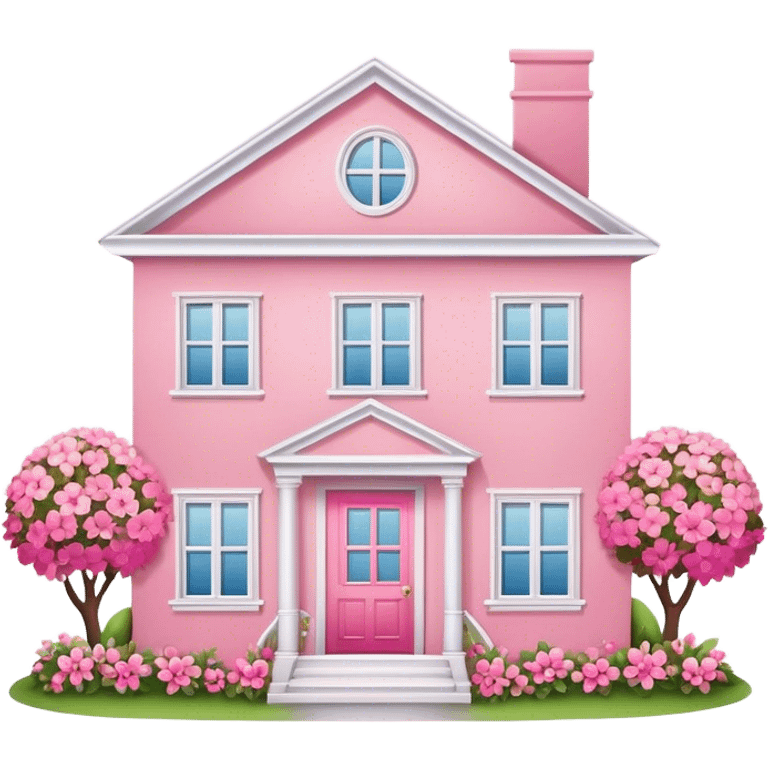 girly house  emoji