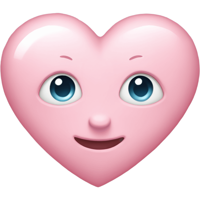 light pink heart emoji