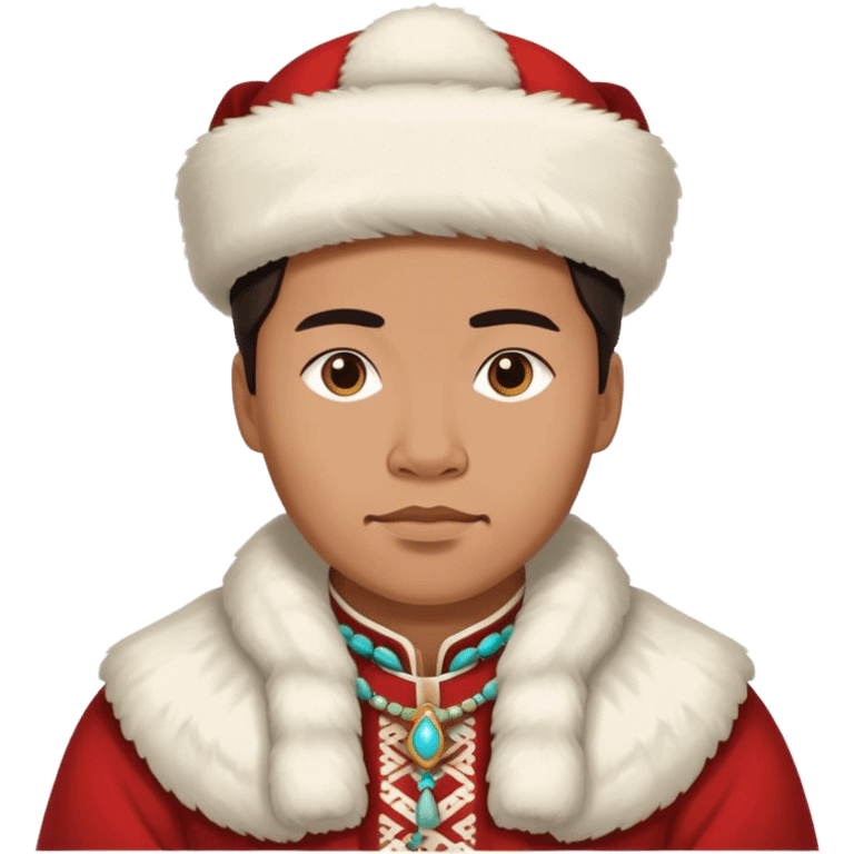 full scale standing  greenland citizen traditional outfit  emoji