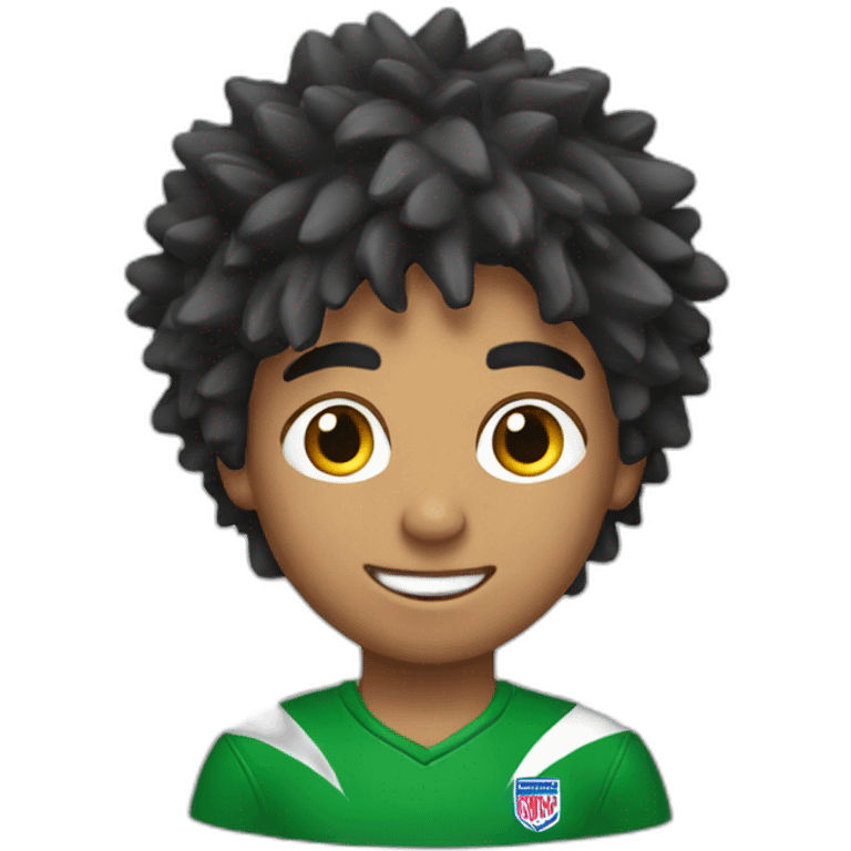 spike hair boy rugby emoji