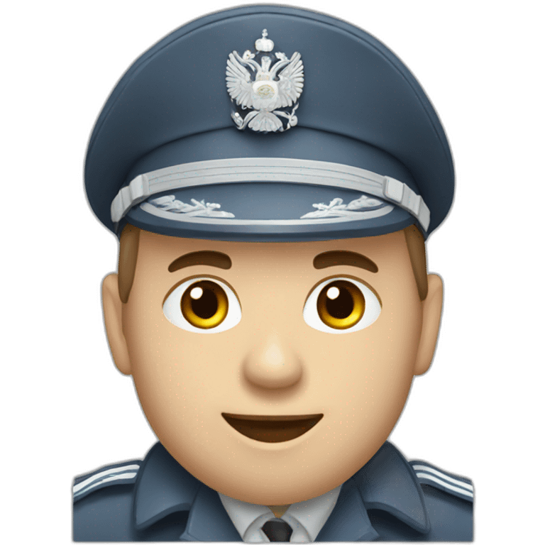 officer of customs service in russia emoji