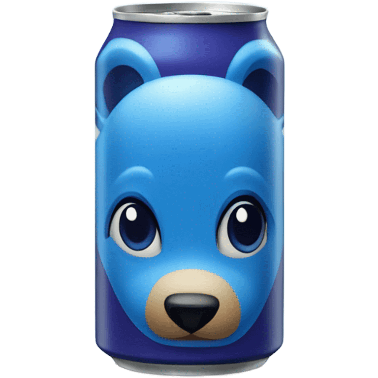 Blueberry Bear on a can emoji