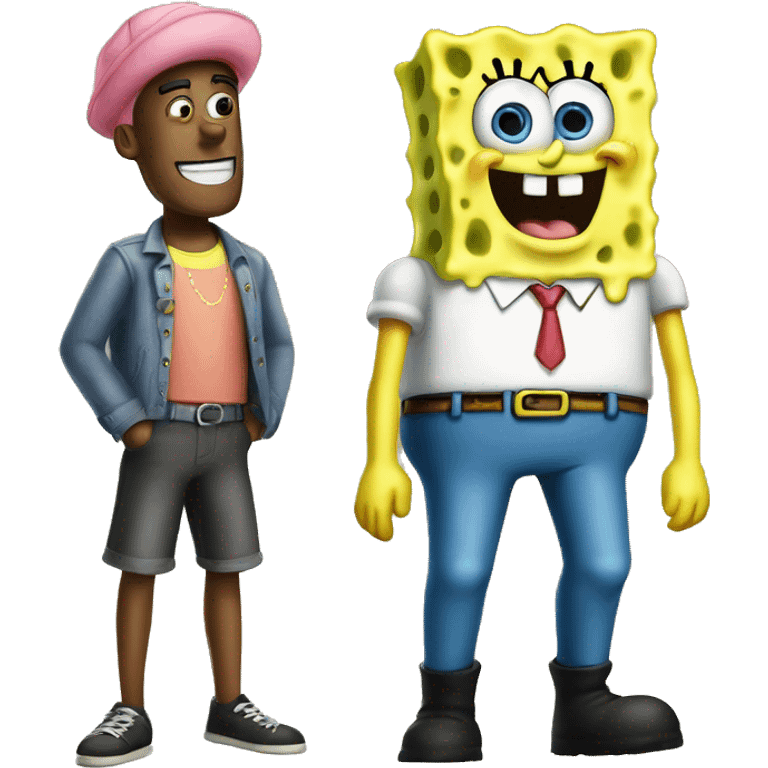 Spongebob and patrick emoji