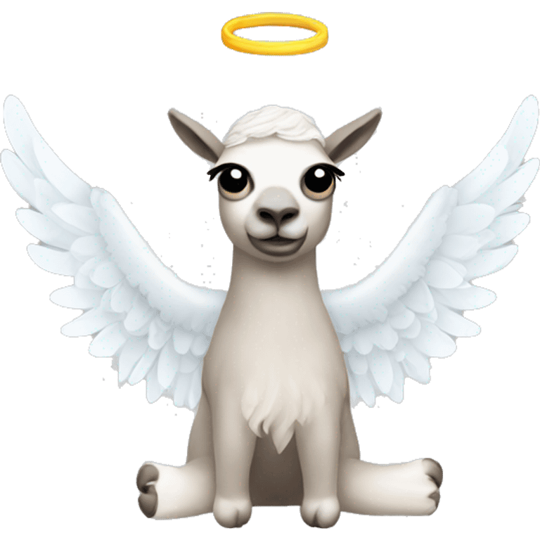 lama angel emoji