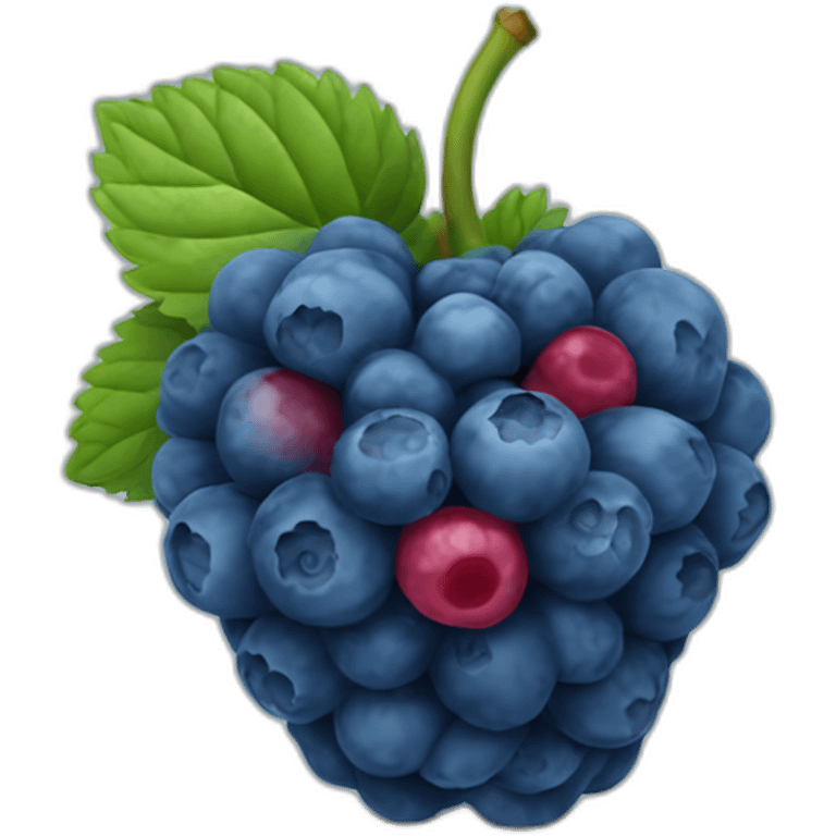 blue rasberry emoji