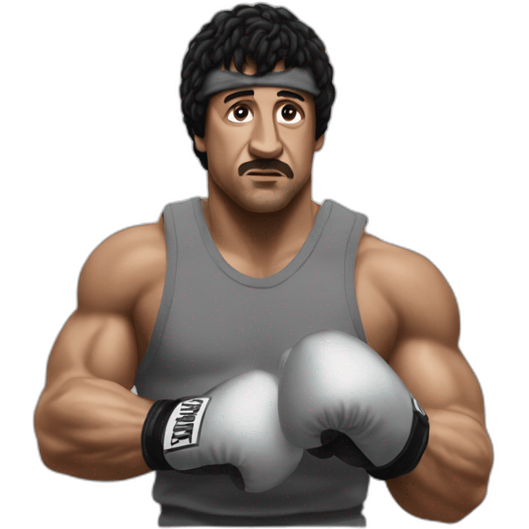 Rocky balboa emoji