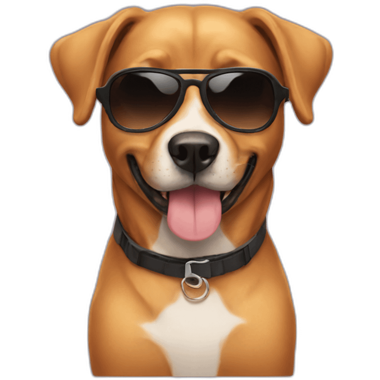 dogs with sunglasses emoji