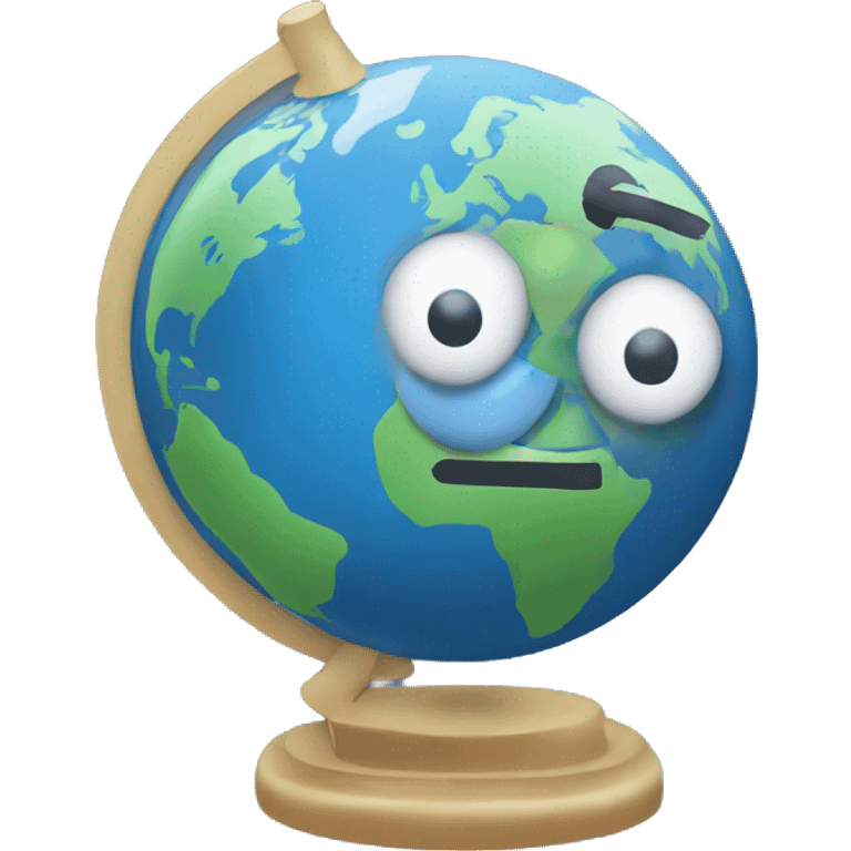 globe with helix emoji