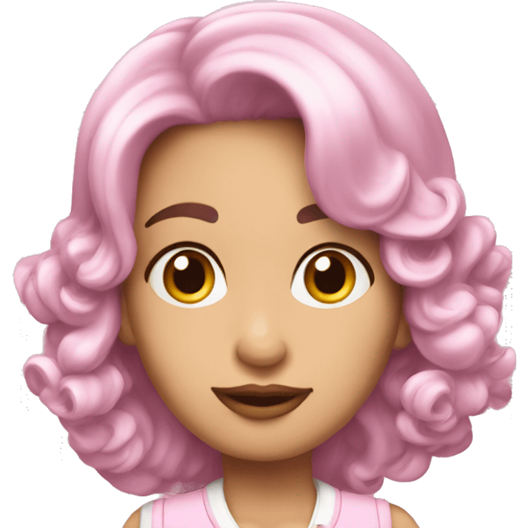 stanley pink coquette  emoji