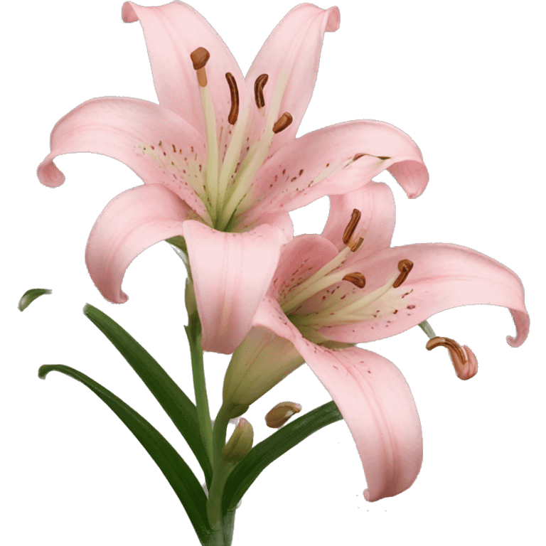 light pink lilium emoji