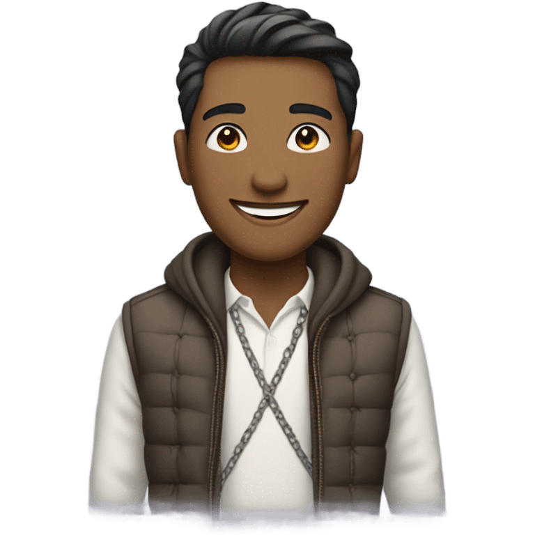 smiling viewer in stylish attire emoji