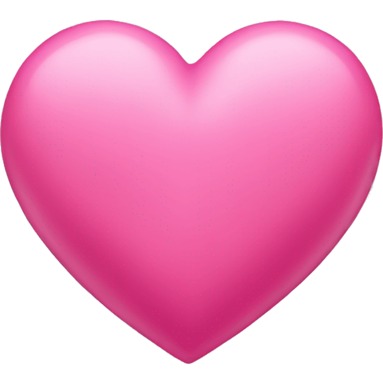 Pink love heart  emoji