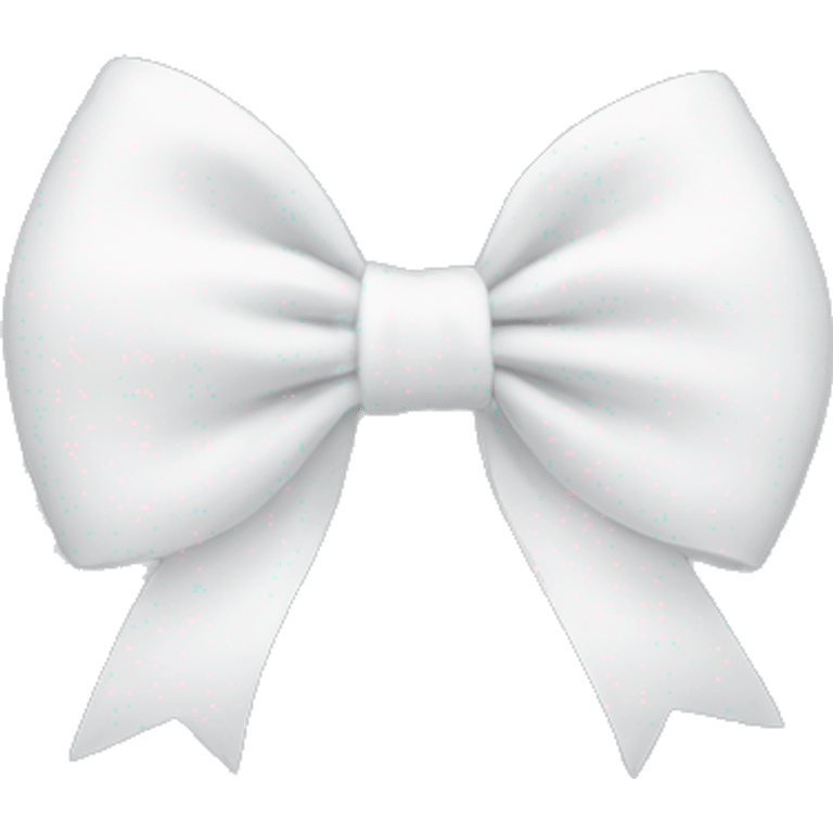 white bow emoji